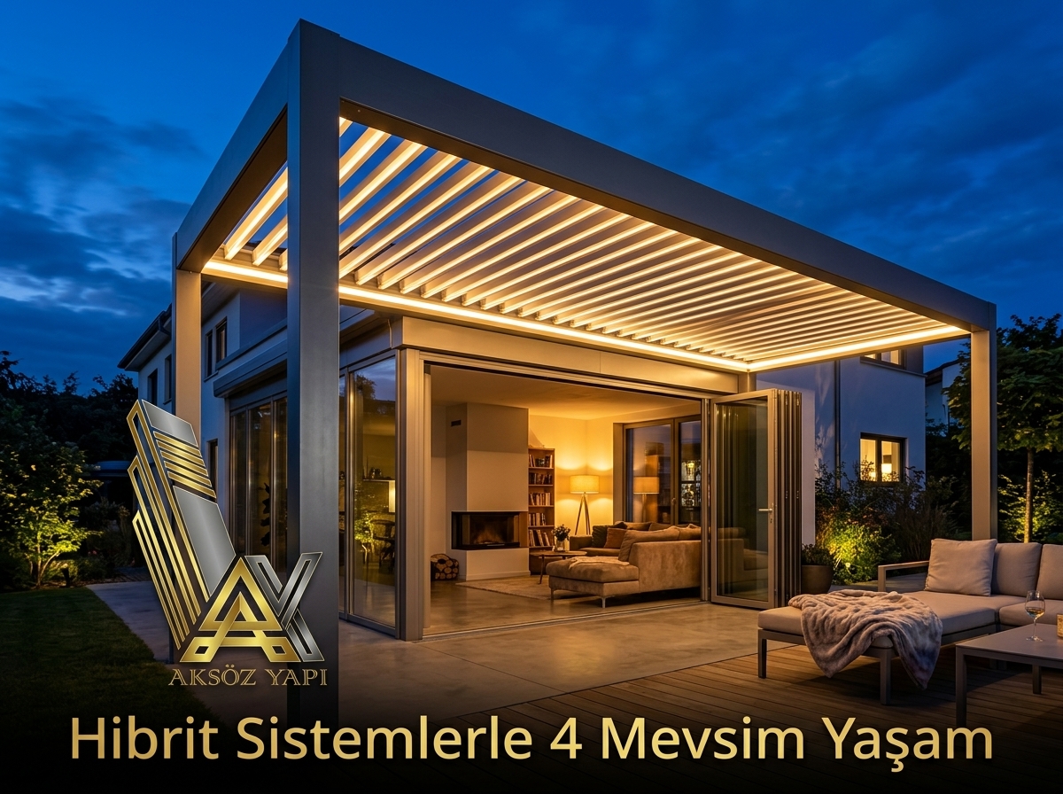 açılır tavan kış bahçesi ve hibrit yaşam alanları