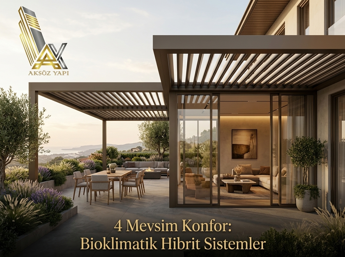 bioklimatik pergola entegreli kış bahçesi