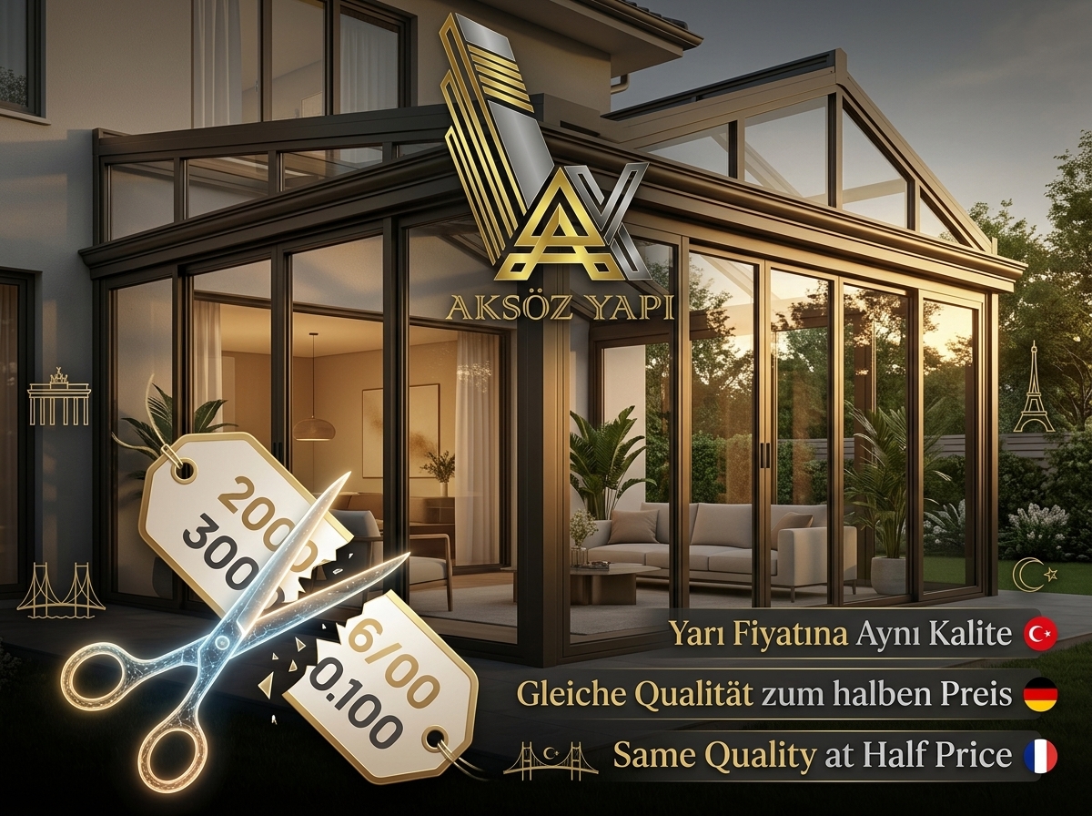 Avrupa'da Kış Bahçesi Fiyatları 2026: Türkiye İthalatı vs Yerel Maliyet 3 2026 kış bahçesi fiyatları: Avrupa yerel üretim ile Türkiye üretimi maliyet karşılaştırması